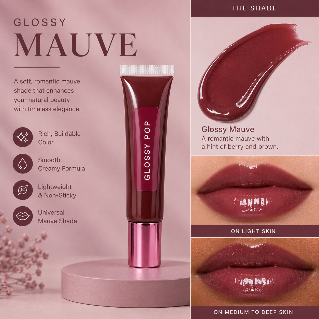 Glossy Mauve